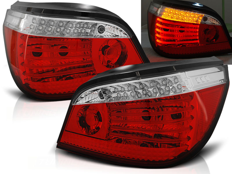Zadné svetlá BMW E60 03-07 LED Red White - 62