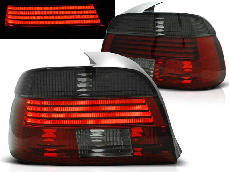Zadné svetlá BMW E39 Sedan 00-03 LED Red Smoke