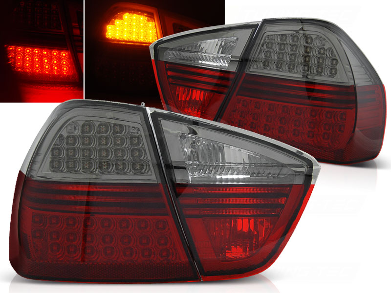 Zadné svetlá BMW E90 Sedan 05-08 LED Red Smoke