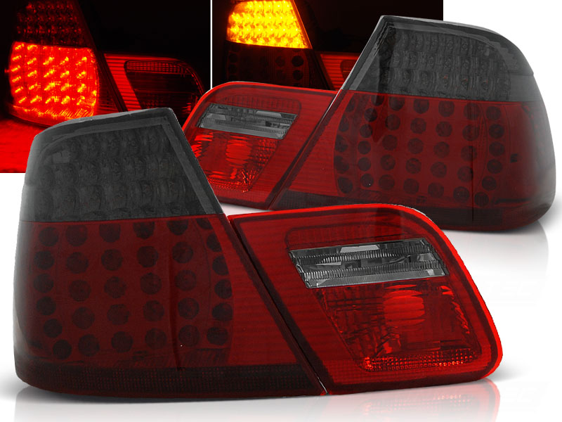 Zadné svetlá BMW E46 Coupe 99-03 LED Red Smoke