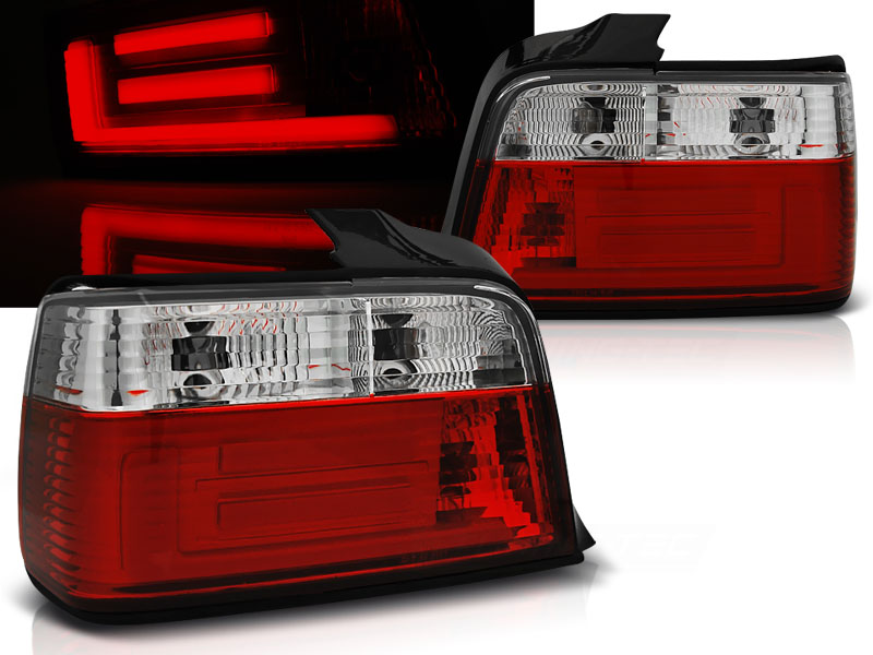 Zadné svetlá BMW E36 Sedan Red LED BAR