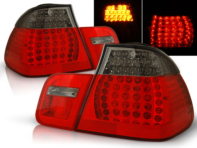 Zadné svetlá BMW E46 Sedan 01-05 LED Red Smoke