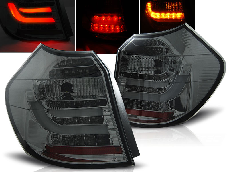 Zadné svetlá BMW E81/E87 04-07 LED BAR Smoke