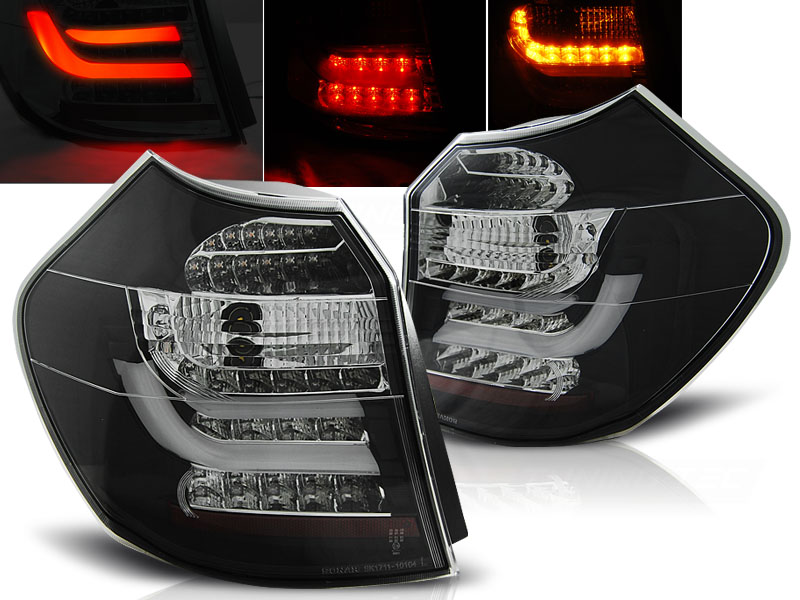 Zadné svetlá BMW E81/E87 04-07 LED BAR Black