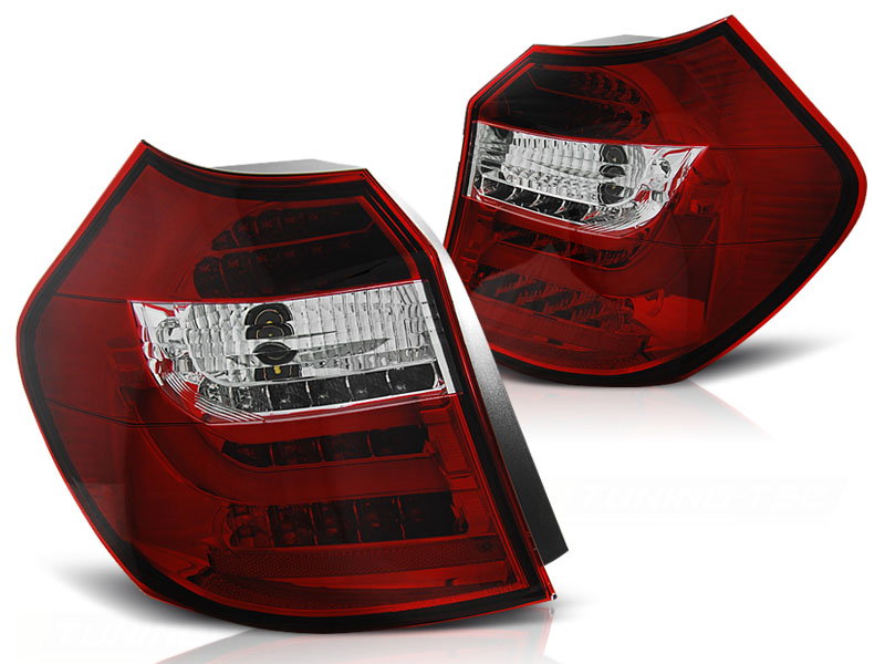 Zadné svetlá BMW E81/E87 07-11 LED BAR Red White
