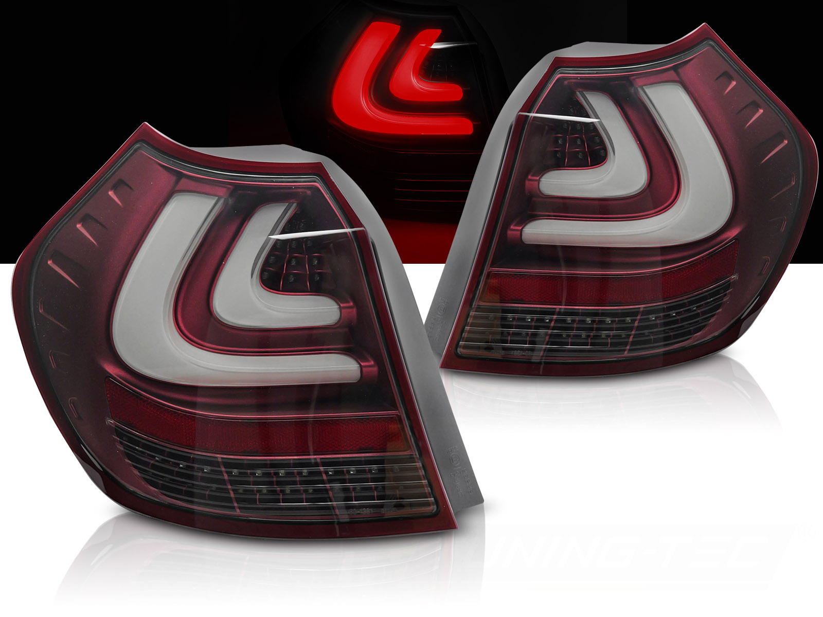 Zadné svetlá BMW E87 E81 04-07 Red LED BAR