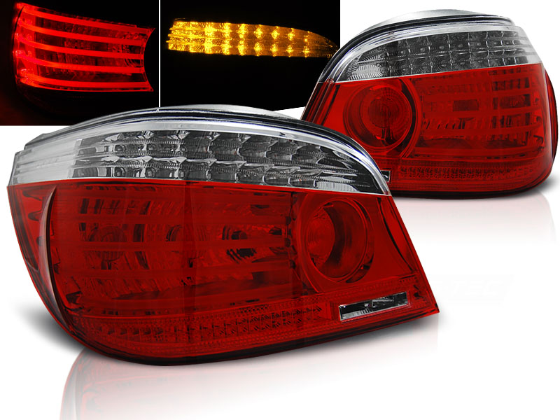 Zadné svetlá BMW E60 03-07 LED Red White - A0