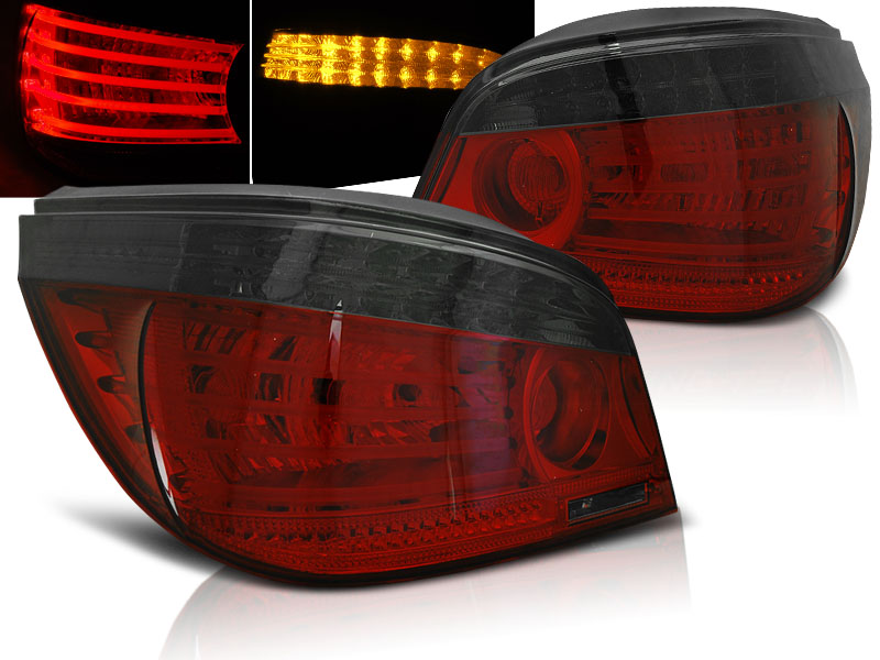 Zadné svetlá BMW E60 03-07 LED Red Smoke - A1