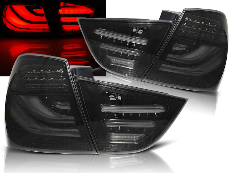 Zadné svetlá BMW E90 09-11 Sedan LED BAR Smoke