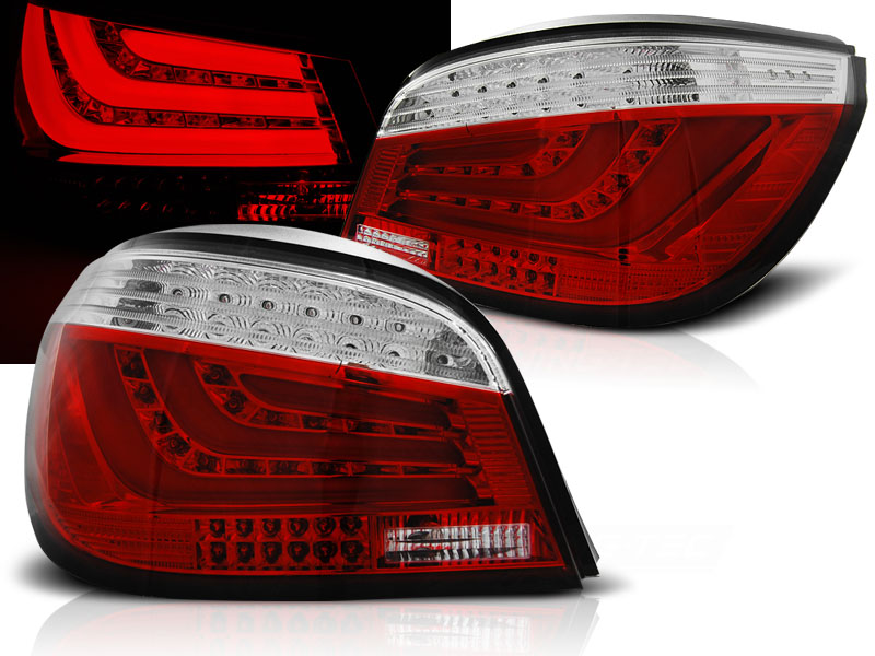 Zadné svetlá BMW E60 03-07 LED BAR Red White