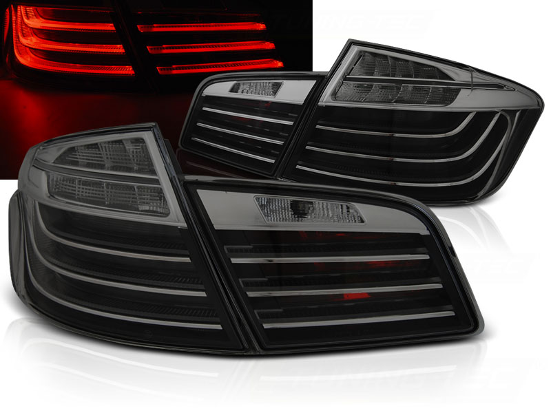 Zadné svetlá BMW F10 10-13 LED BAR Black Smoke