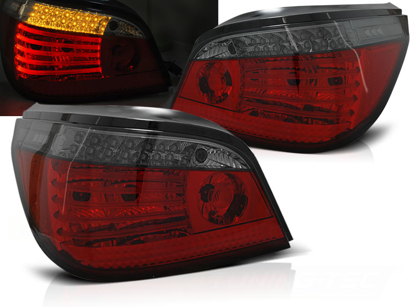 Zadné svetlá BMW E60 07-09 LCI LED Dynamic Red Smoke