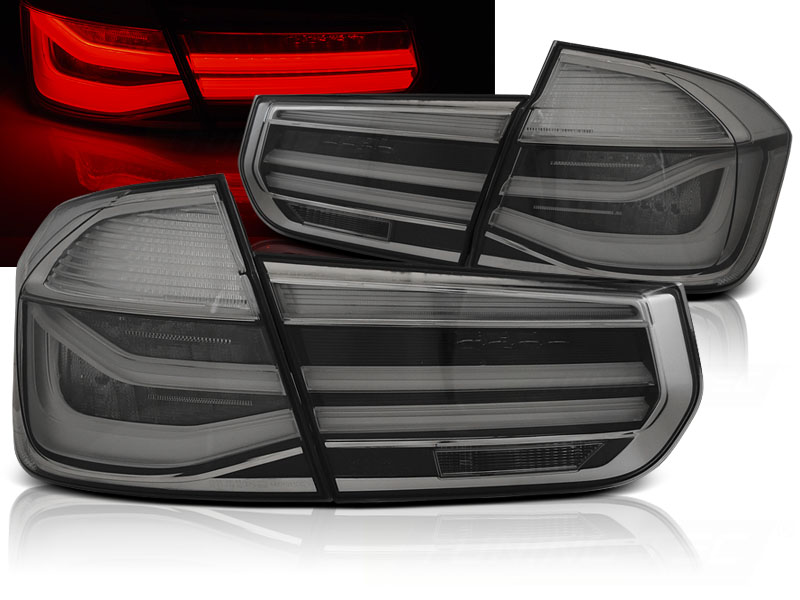 Zadné svetlá BMW F30 11-15 LED BAR Smoke