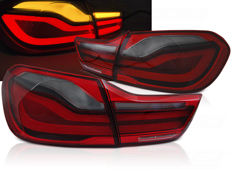 Zadné svetlá BMW 4 F32 F33 F36 13-16 LED BAR Red Smoke