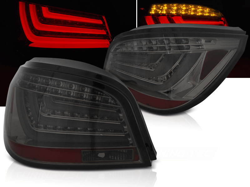 Zadné svetlá BMW E60 07-09 LCI LED BAR Smoke