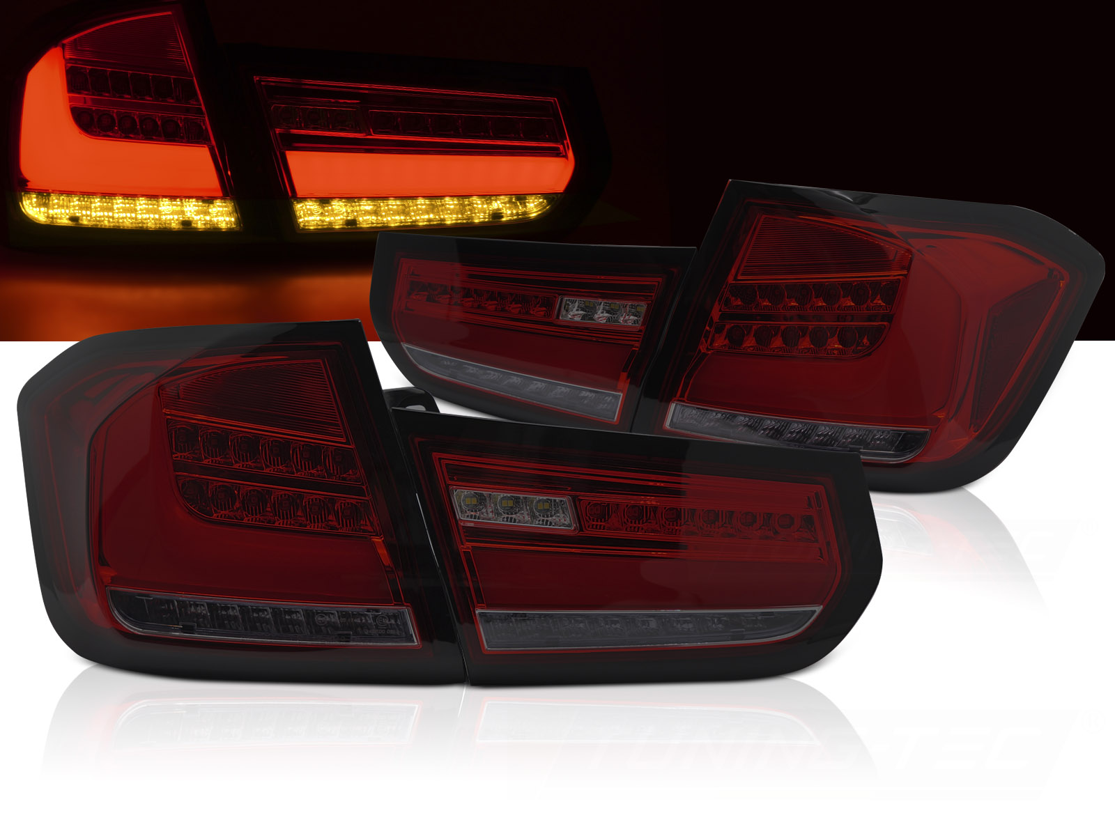 Zadné svetlá BMW F30 11-15 LED Dynamic Red Smoke