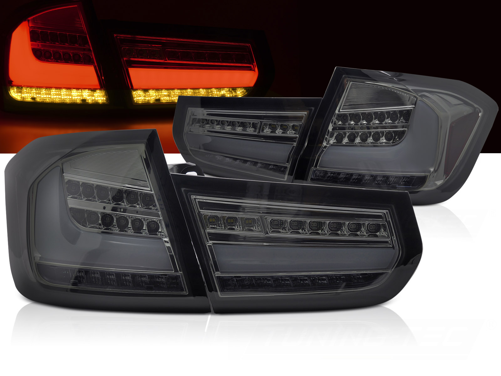 Zadné svetlá BMW F30 11-15 LED Dynamic Smoke