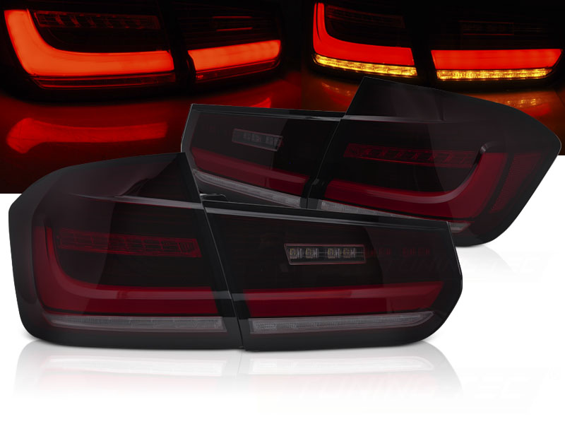 Zadné svetlá BMW F30 11-18 LED Dynamic Red Smoke