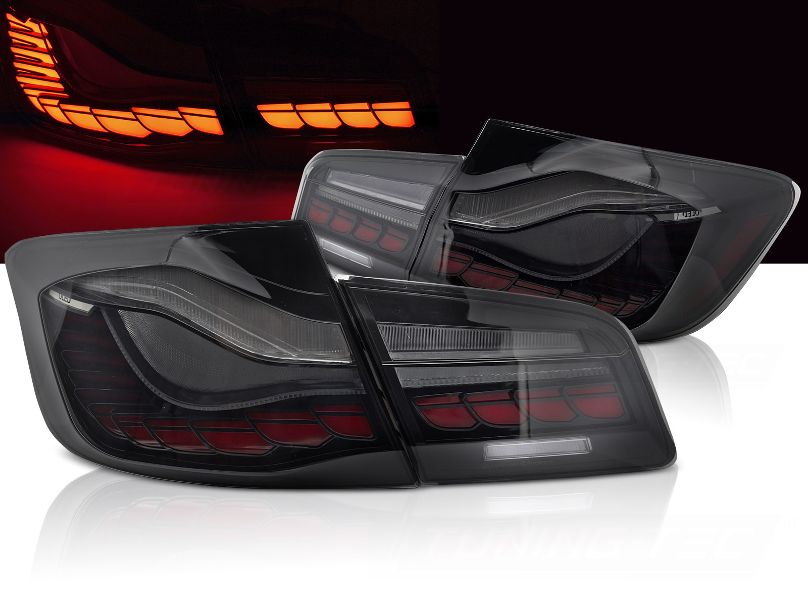 Zadné svetlá BMW F10 10-16 OLED Dynamic Smoke