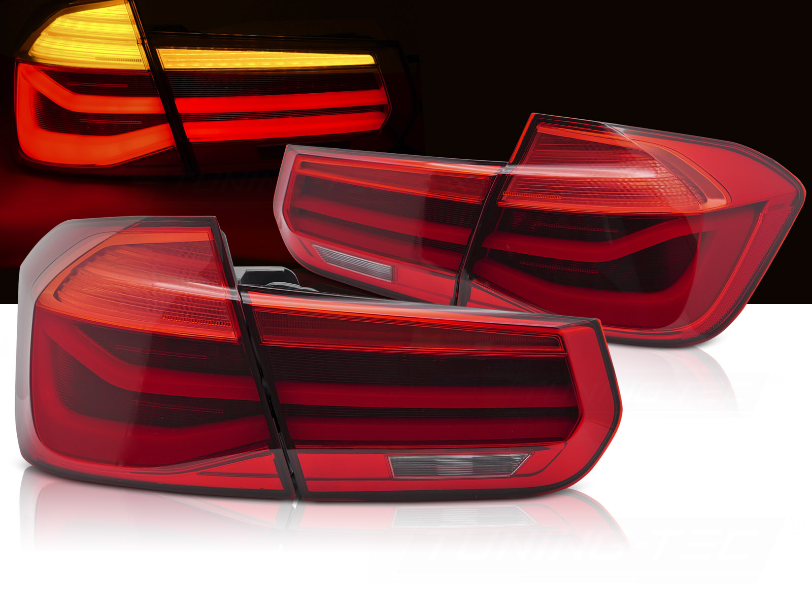 Zadné svetlá BMW F30 11-18 Red LED BAR