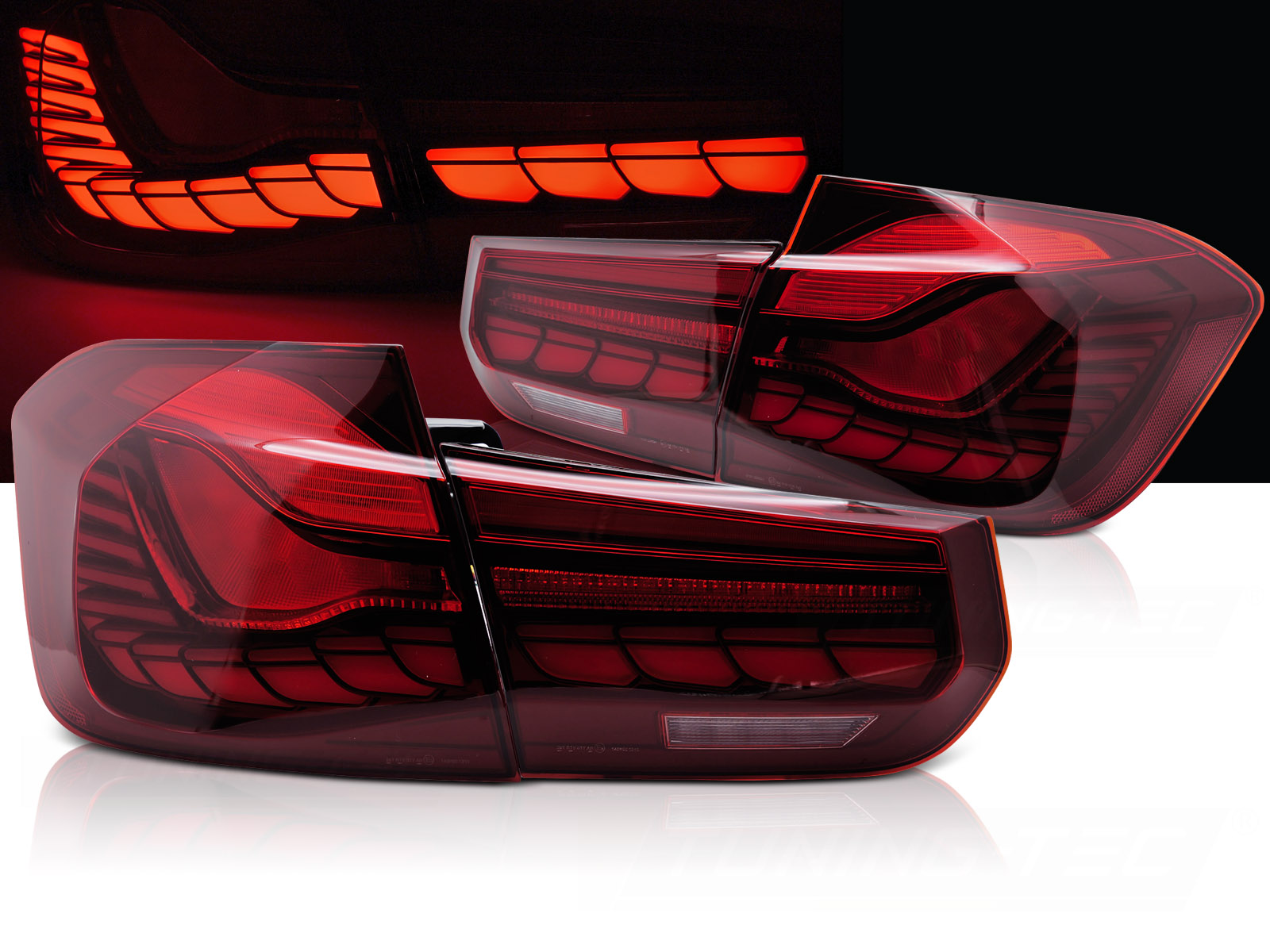 Zadné svetlá BMW F30 11-18 Red OLED