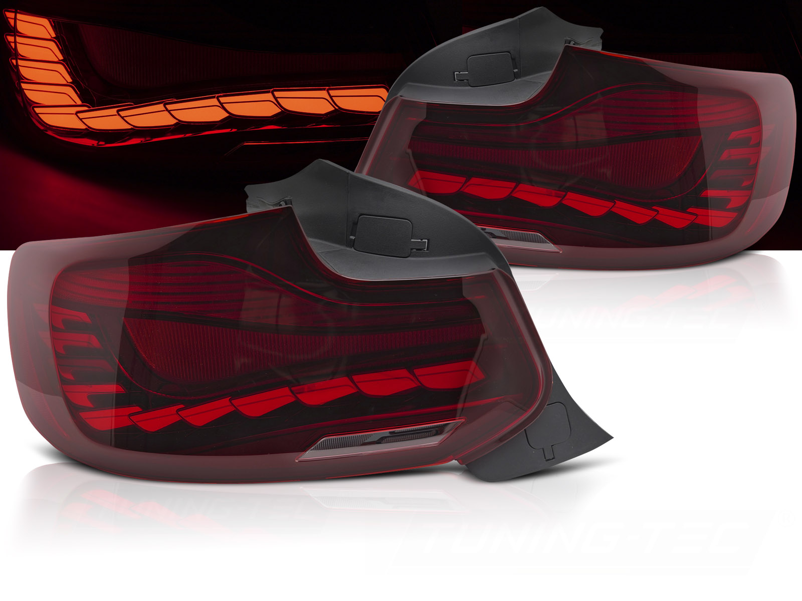 Zadné OLED svetlá BMW 2 F22 F23 F87 Red