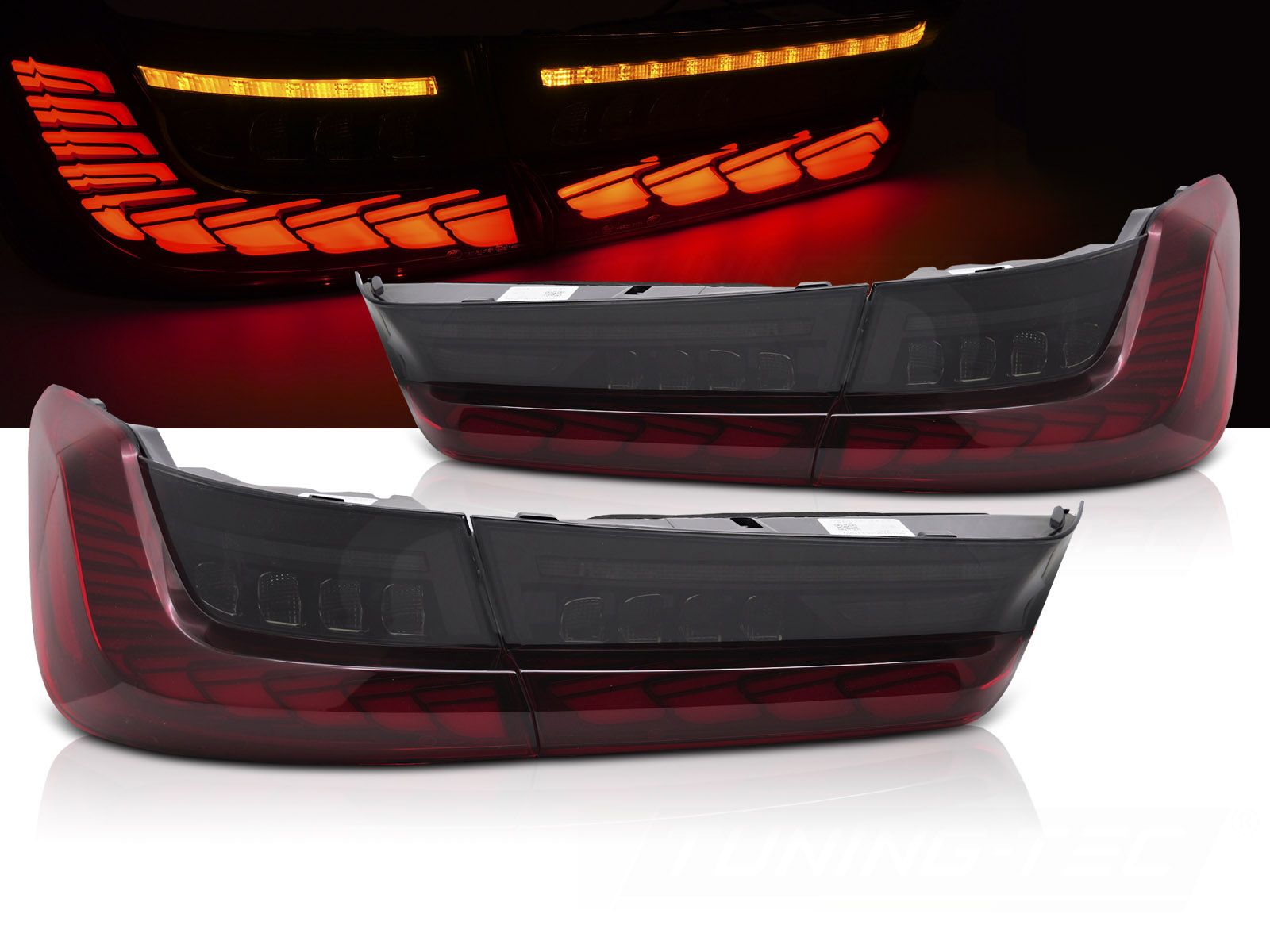 Zadné svetlá BMW G20 19-22 Red OLED