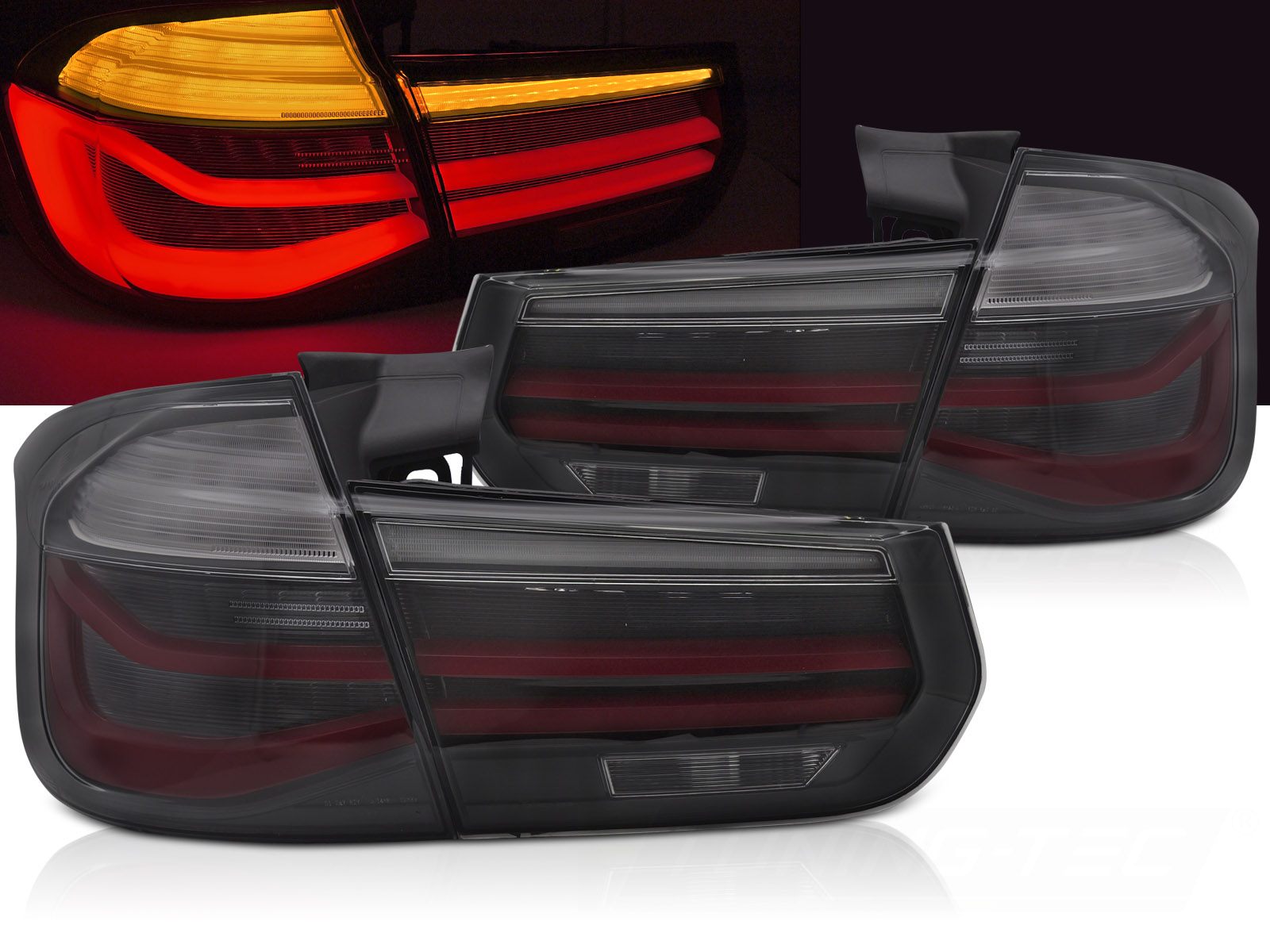 Zadné svetlá BMW F31 11-18 LED BAR Smoke