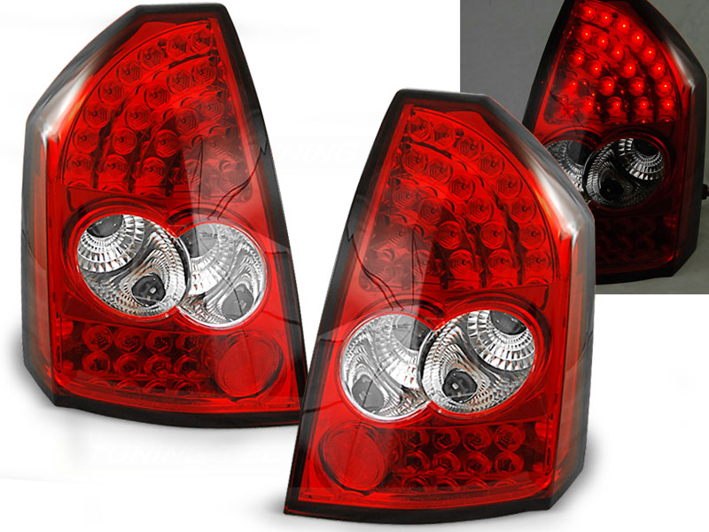 Zadné svetlá Chrysler 300C Červené LED