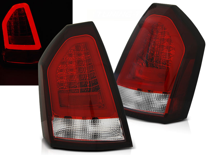 Zadné svetlá Chrysler 300C 05-08 LED BAR Red White