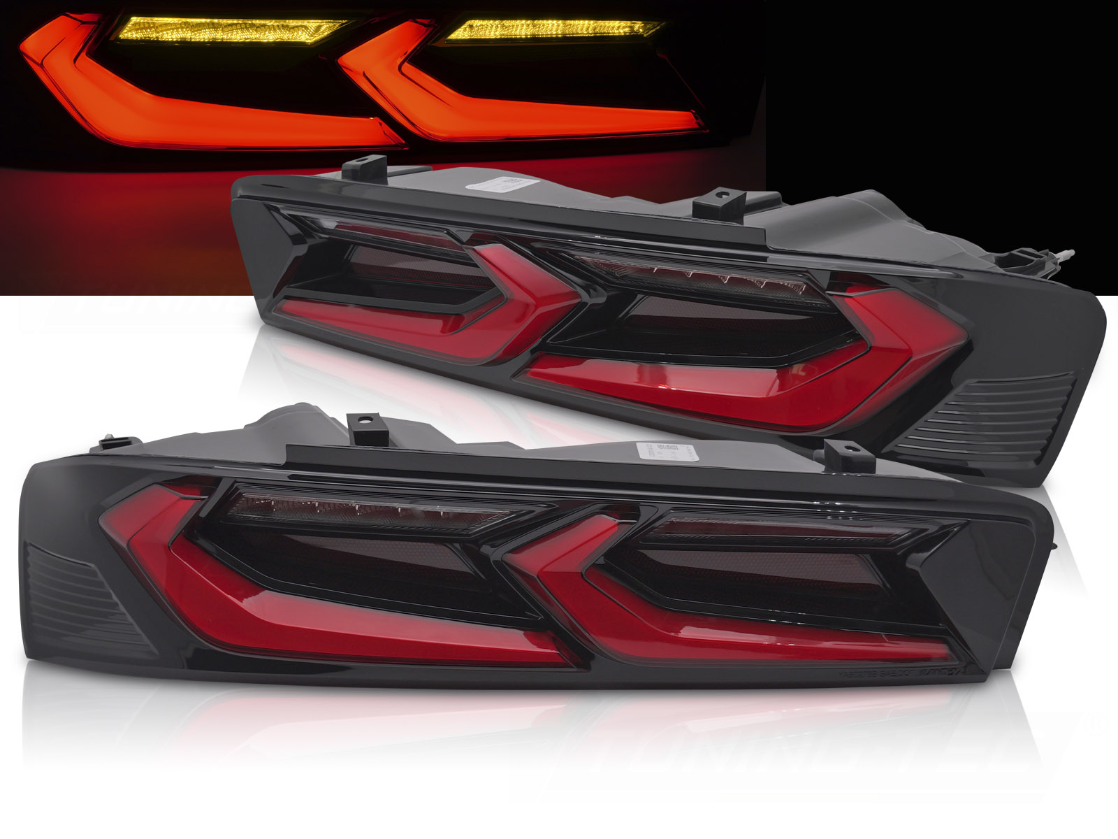 Zadné svetlá Chevrolet Camaro 16-18 LED Red Black