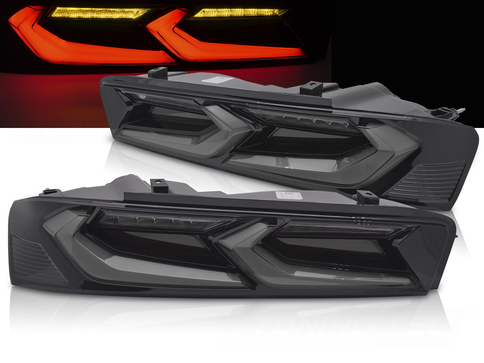 Zadné svetlá Chevrolet Camaro 16-18 LED Black Smoke