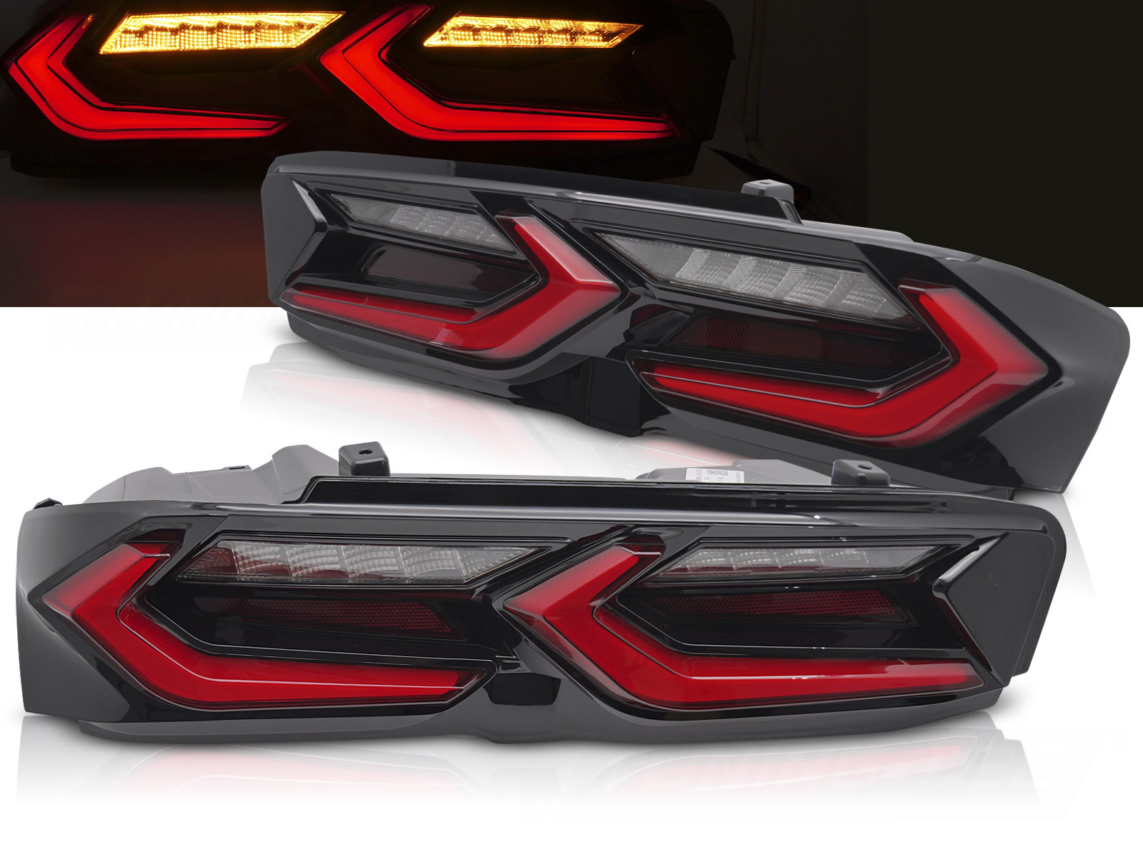 Zadné svetlá Chevrolet Camaro 19-23 LED Red Black
