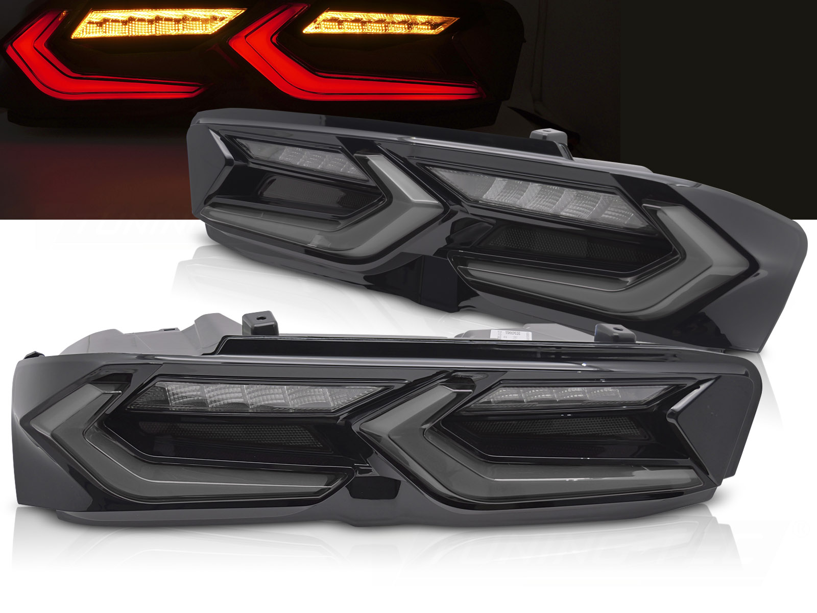 Zadné svetlá Chevrolet Camaro 19-23 LED Black Smoke