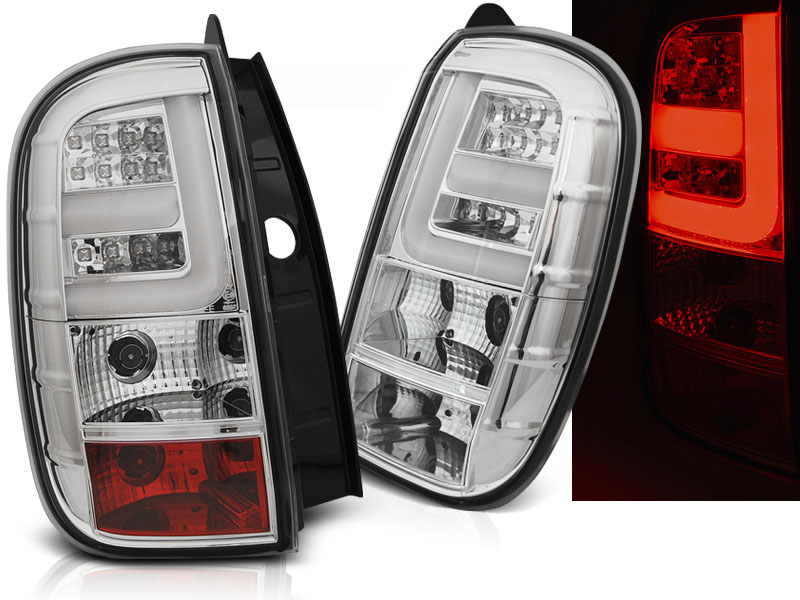 Zadné svetlá Dacia Duster 10-17 LED BAR Chrome