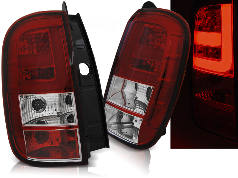Zadné svetlá Dacia Duster 10-17 LED BAR Red White