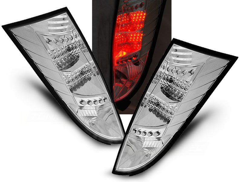 Zadné svetlá Ford Focus 98-04 LED Chrome