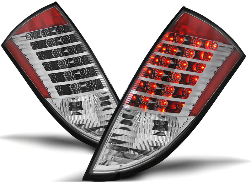 Zadné svetlá Ford Focus 1 Hatchback 98-04 LED Chrome