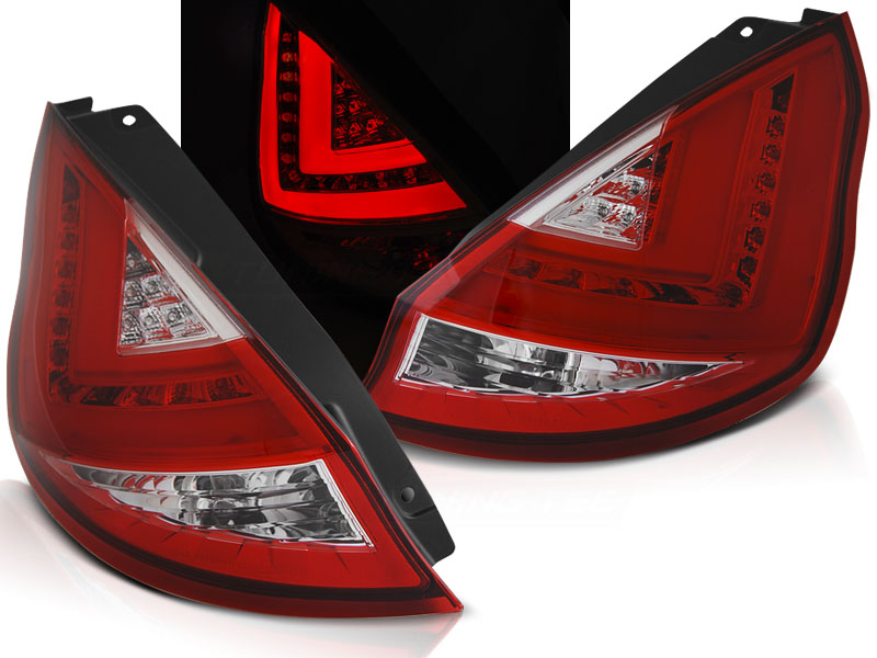 Zadné svetlá Ford Fiesta MK7 12-16 HB LED BAR Red White