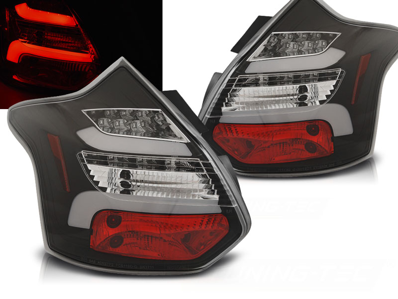 Zadné svetlá Ford Focus MK3 11-14 HB LED BAR Dynamic Black