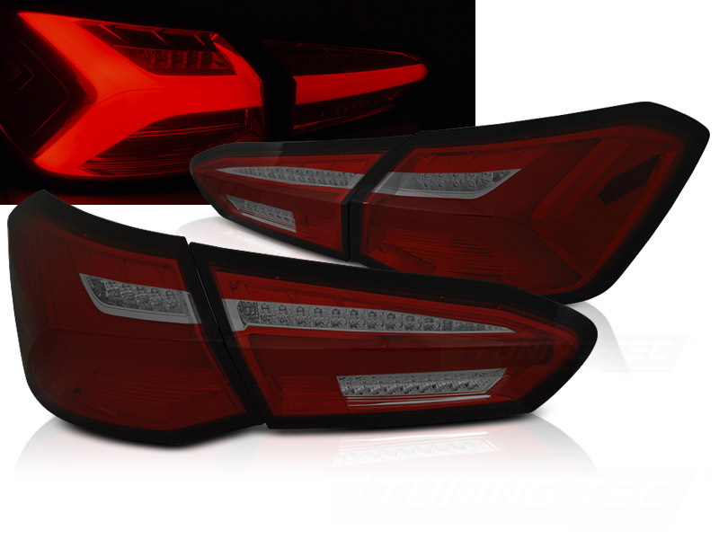 Zadné svetlá Ford Focus 4 Hatchback 18-21 Red Smoke