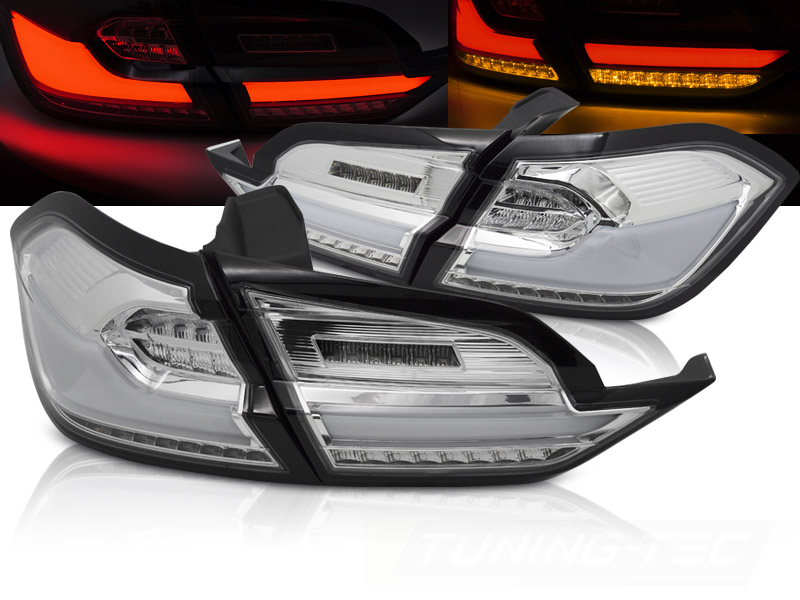 Zadné svetlá Ford Fiesta MK8 17-21 Chrome