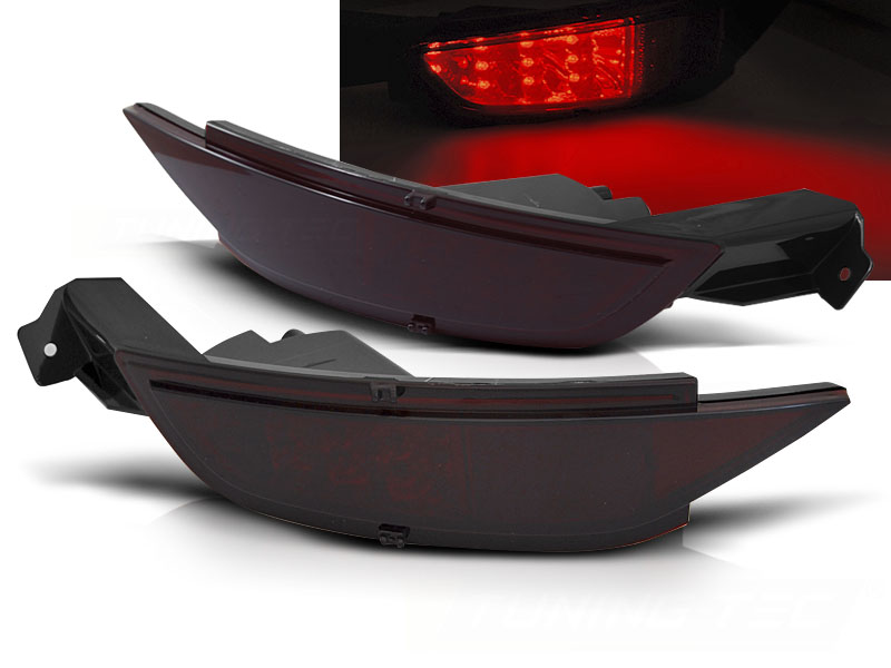 Zadné hmlovky Ford Fiesta MK7 08-16 LED Red Smoke
