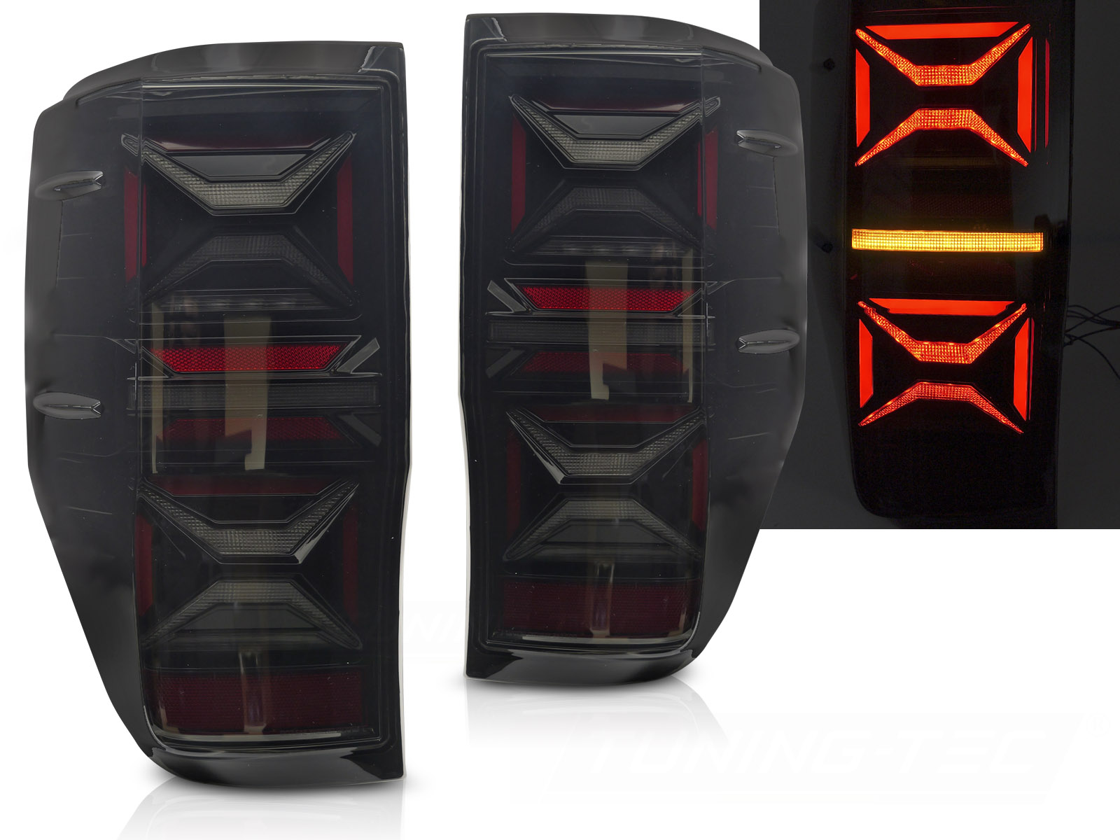 Zadné svetlá Ford Ranger MK5 LED Red Smoke