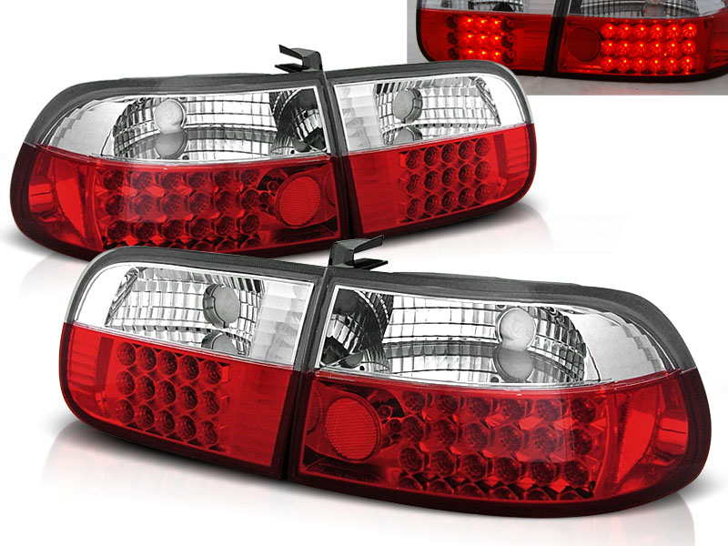 Zadné svetlá Honda Civic 91-95 3D LED Red White