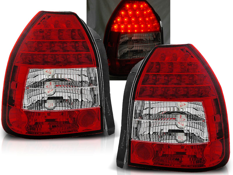 Zadné svetlá Honda Civic 95-01 LED Red White