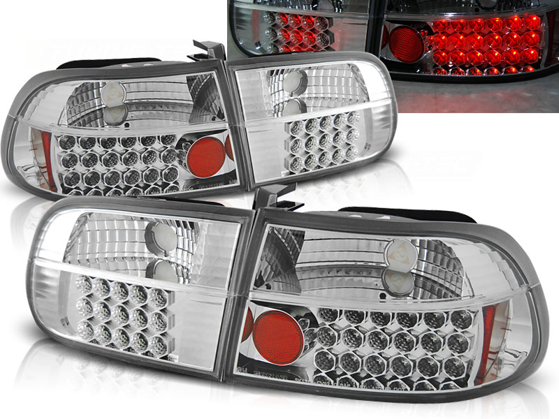 Zadné svetlá Honda Civic 91-95 3D LED Chrome