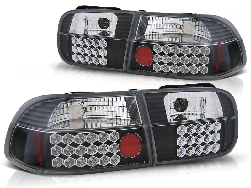 Zadné svetlá Honda Civic 91-95 3D LED Black