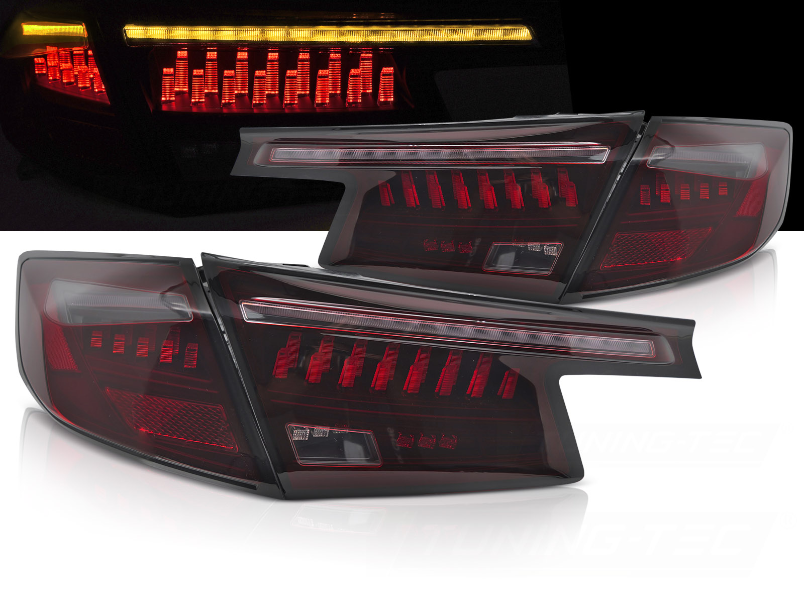 Zadné svetlá Honda Civic 11 21- LED Dynamic Red Smoke