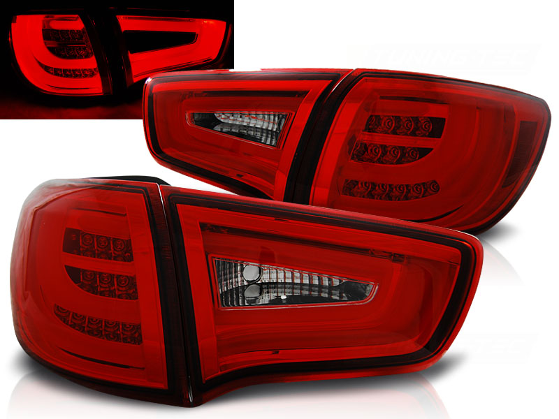Zadné svetlá Kia Sportage 3 10-14 LED BAR Red White